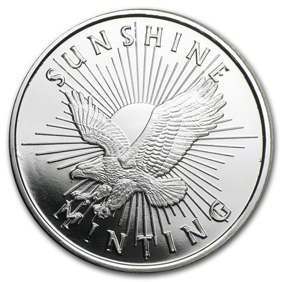 1/2 oz Silver Round - Sunshine Mint (MintMark SI) 1/2 oz Silver Round - Sunshine Mint (MintMark SI)